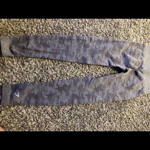 Purple gymshark camp leggings